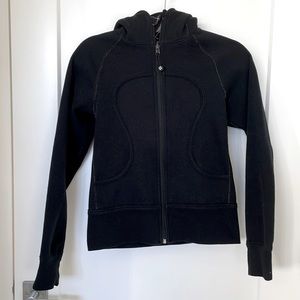 Lululemon Black/Checker Reversable Scuba Hoodie